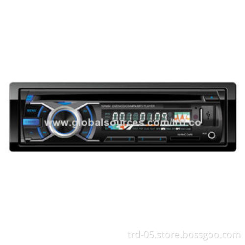 Car CD Player, 7377 IC, LCD Fixed Panel, Blue Light, FM/Folder Function